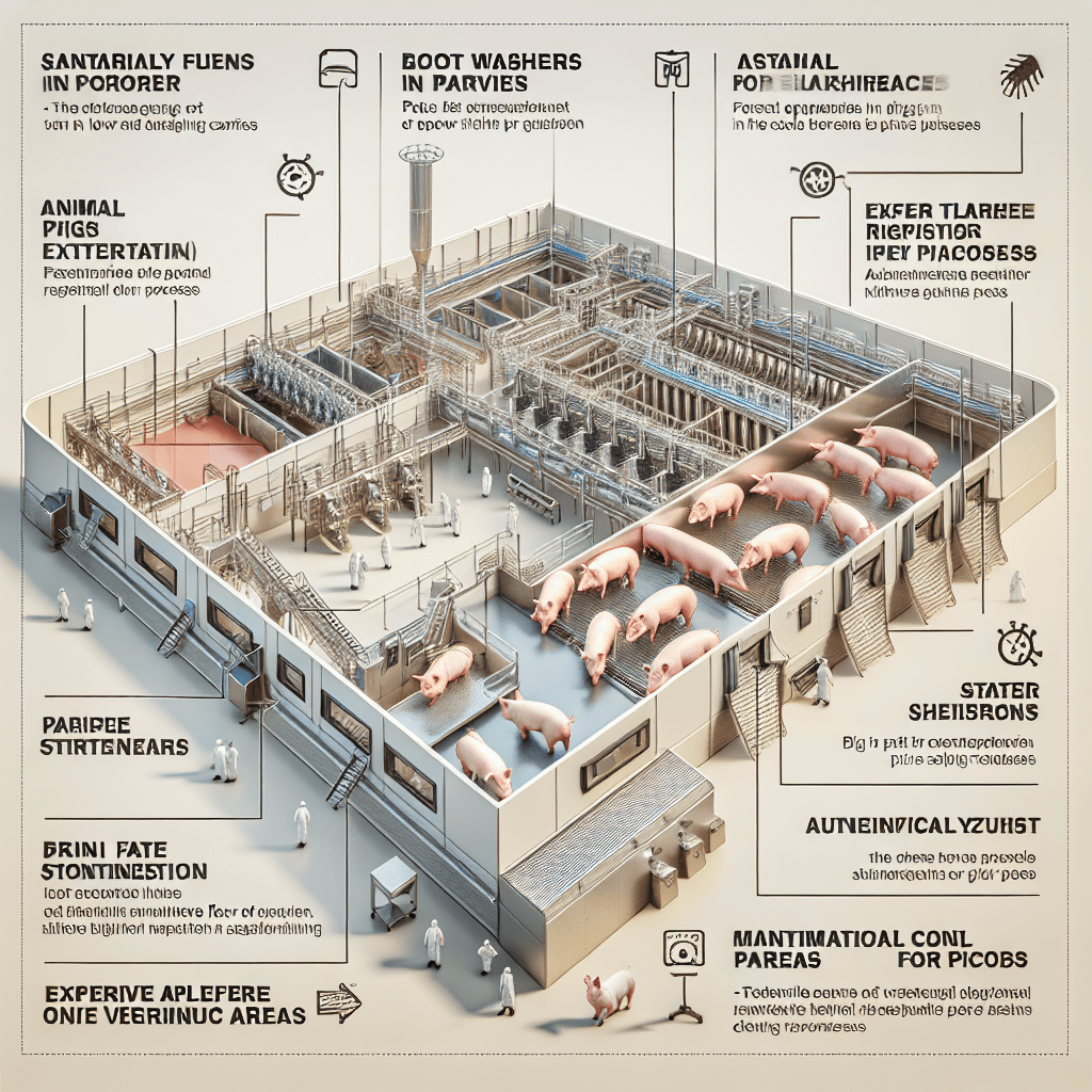 Anteparo Sanitario Importancia em Corredores de Frigorificos de Suinos