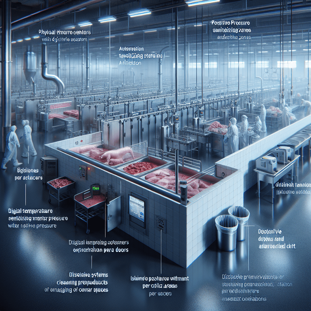 Barreiras Fisicas A Chave para Separar Zonas Limpas e Sujas em Frigorificos