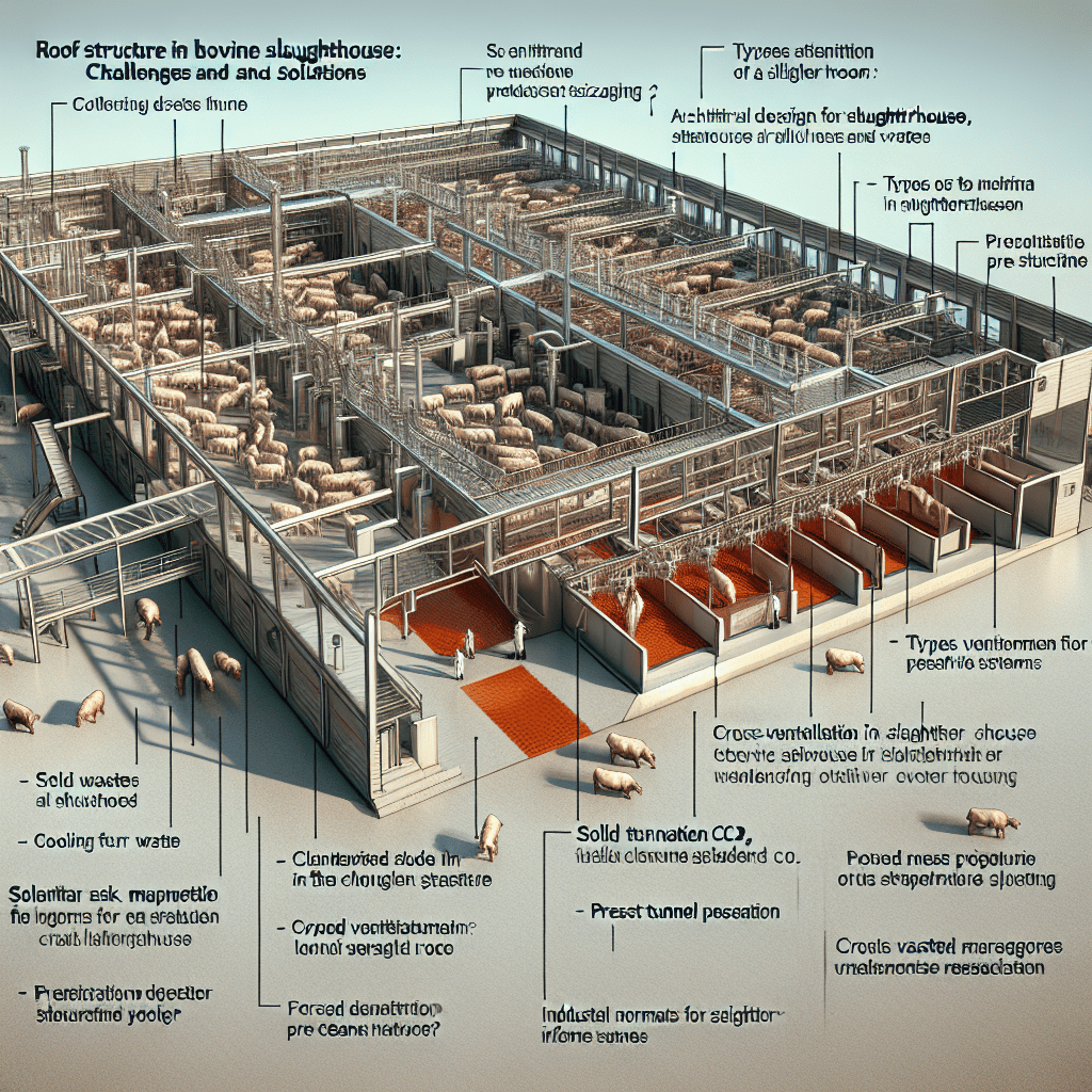 Estrutura de Telhado em Frigorifico Bovino Desafios e Solucoes