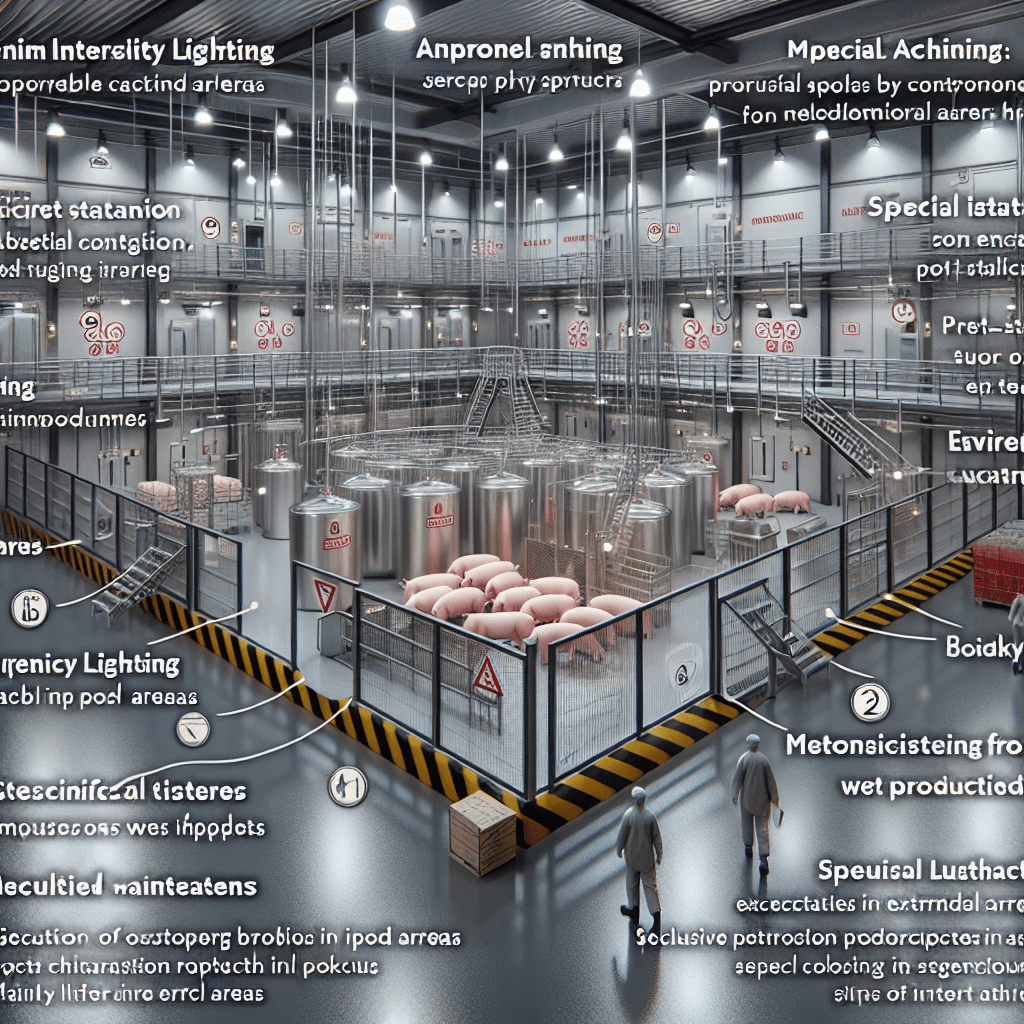 Iluminação com Intensidade Mínima: A Segurança nas Áreas Críticas do Frigorífico 1 Iluminacao com Intensidade Minima A Seguranca nas Areas Criticas do Frigorifico