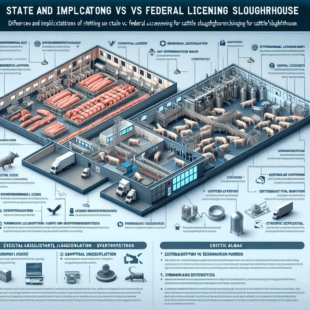 Licenciamento Estadual vs Federal para Frigoríficos de Bovinos: Diferenças e Implicações 1 Licenciamento Estadual vs Federal para Frigorificos de Bovinos Diferencas e Implicacoes