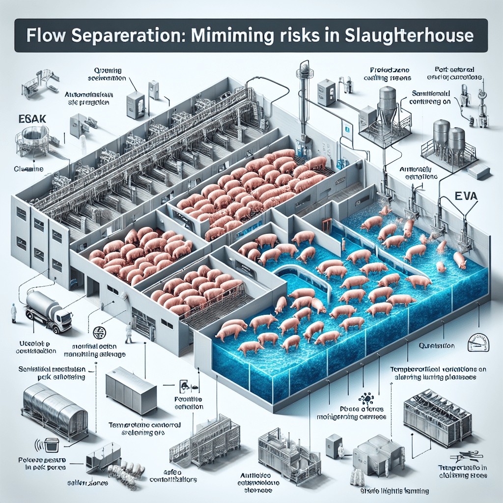 Separacao de Fluxos Minimizacao de Riscos em Abatedouros