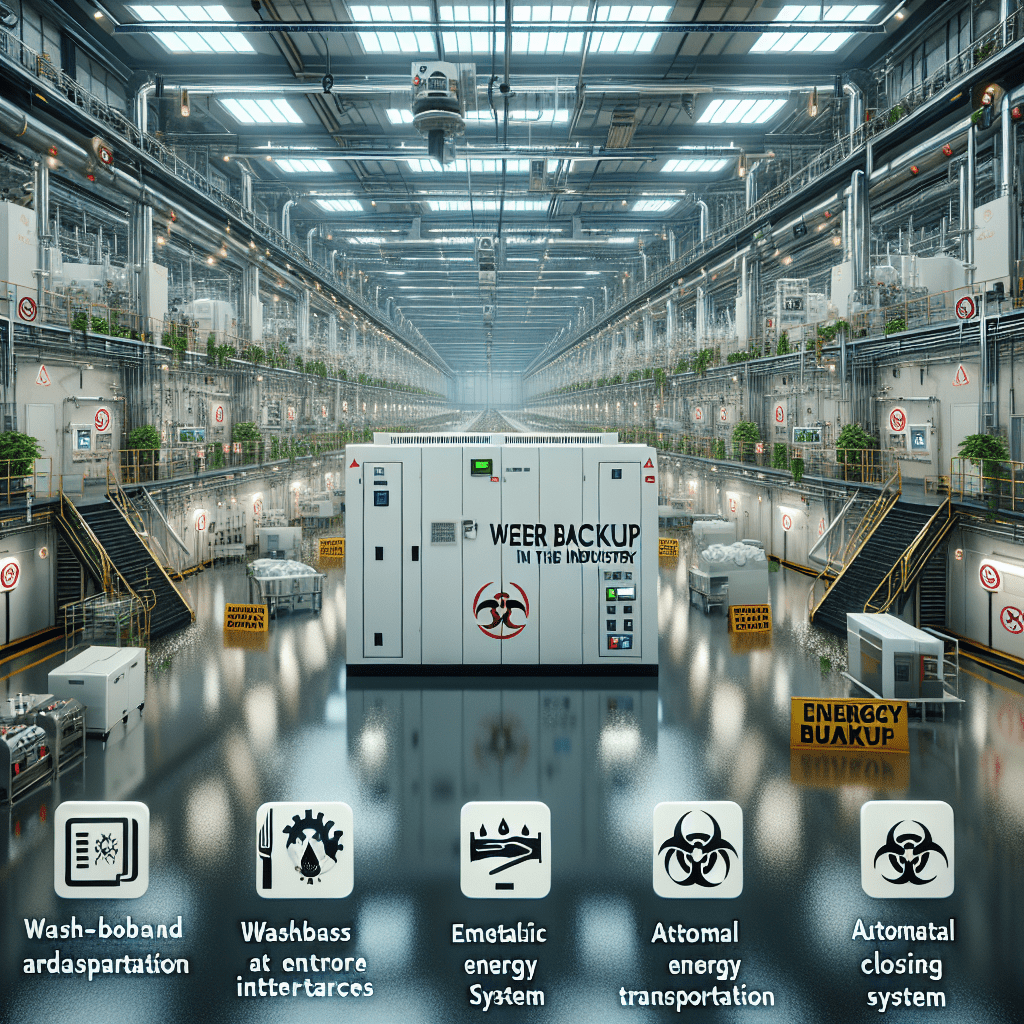 Sistema de Backup de Energia Preparacao para Emergencias na Industria